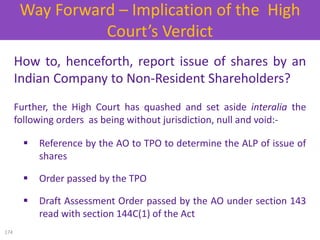 How to, henceforth, report issue of shares by an
Indian Company to Non-Resident Shareholders?
Further, the High Court has ...