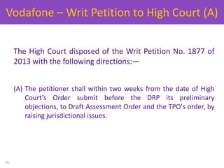 The High Court disposed of the Writ Petition No. 1877 of
2013 with the following directions:—
(A) The petitioner shall wit...