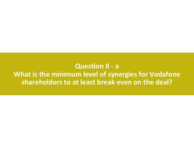 Vodafone Mannesmann Case