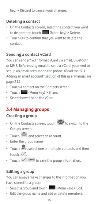 Vodafone Smart 4 turbo Manual / User Guide | PDF