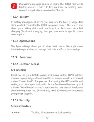 Vodafone Smart Tab 4G Manual / User Guide | PDF