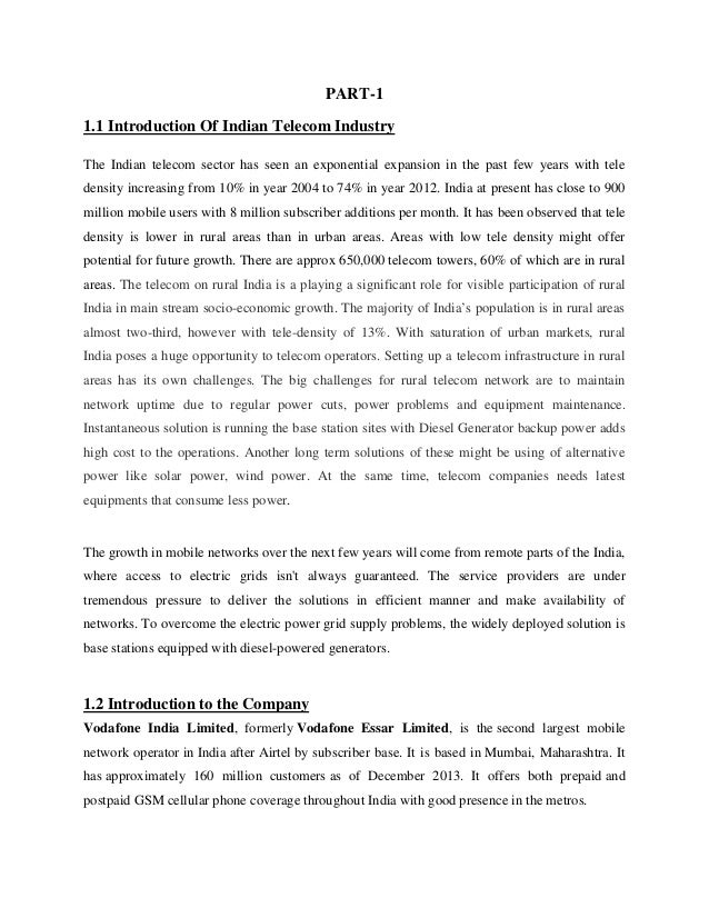 Vodafone india csr report guidelines