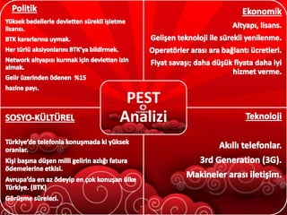 PEST 
Analizi 
