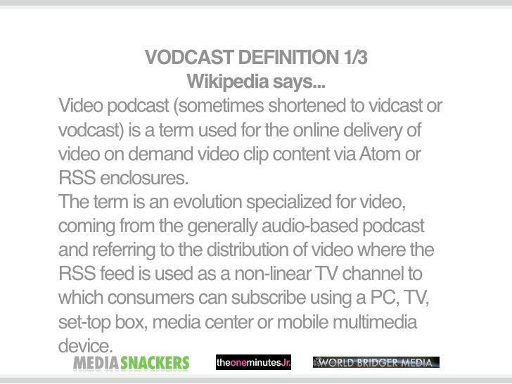 Pacific Youth vodcasting