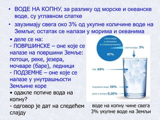 Vode na kopnu | PPT