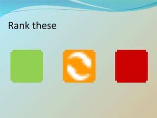 Rank these 
