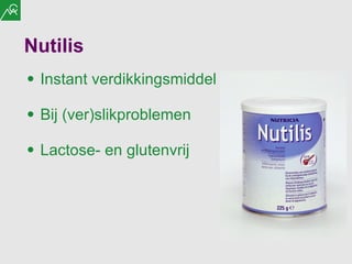 Nutilis Instant verdikkingsmiddel Bij (ver)slikproblemen  Lactose- en glutenvrij 