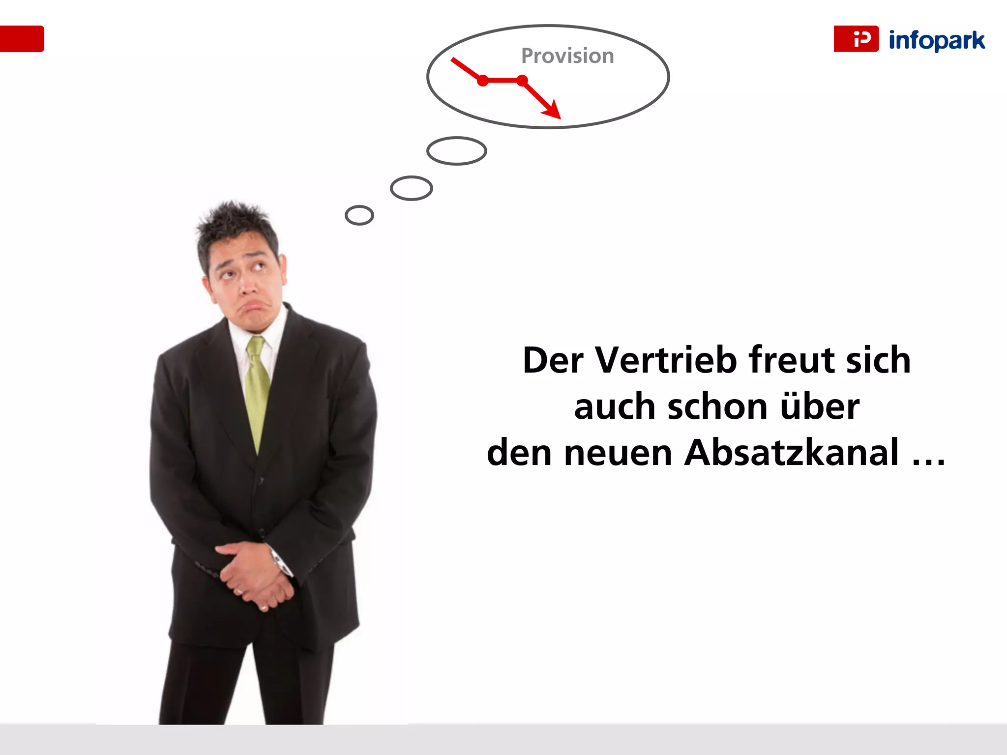 Provision




  Der Vertrieb freut sich
    auch schon über
den neuen Absatzkanal …
 