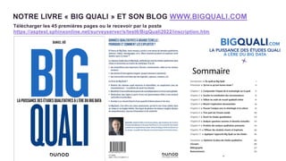 2 0
NOTRE LIVRE « BIG QUALI » ET SON BLOG WWW.BIGQUALI.COM
Télécharger les 45 premières pages ou le recevoir par la poste
https://asptest.sphinxonline.net/surveyserver/s/test6/BigQuali2022/inscription.htm
 