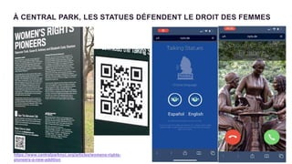 5
À CENTRAL PARK, LES STATUES DÉFENDENT LE DROIT DES FEMMES
https://www.centralparknyc.org/articles/womens-rights-
pioneers-a-new-addition
 