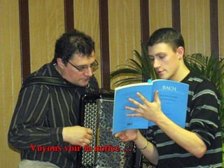 Voyons voir la notice … 