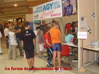 Au forum des associations de Cluses 