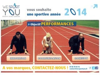 Voeux 2014   we sport you - marjory malbert - objectif performances -