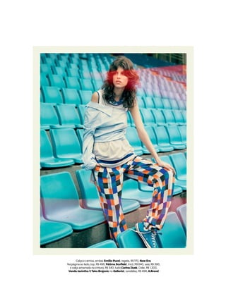 Calça e camisa, ambas Emilio Pucci; regata, R$ 170, New Era.
Na página ao lado, top, R$ 498, Fátima Scofield; tricô, R$ 640, saia, R$ 390,
e calça amarrada na cintura, R$ 540, tudo Carina Duek. Colar, R$ 1.200,
Vanda Jacintho X Teka Brajovic no Gallerist; sandálias, R$ 498, A.Brand
 