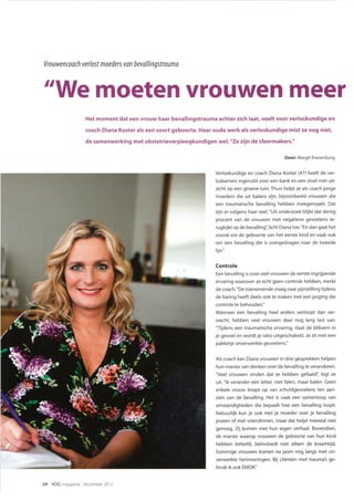 Interview met Diana Koster in VOG magazine