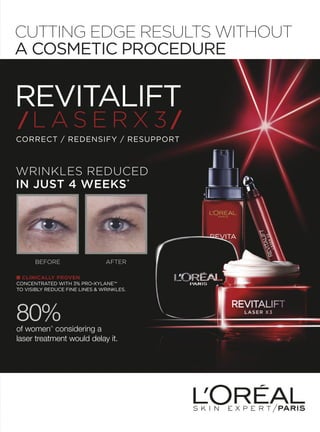 It’s my laser in a jar.Andie MacDowell
 