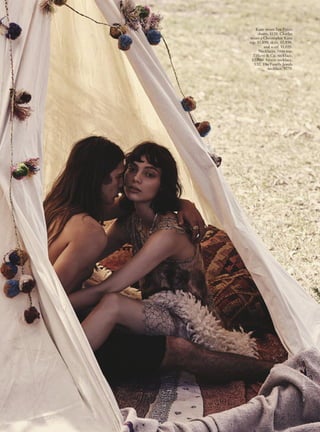 Charlee wears a Preen dress, $2,200. Elsa
Peretti scarf, $5,800, from Tiffany  Co.
Linden Cook earrings, $165. On left
hand, from top: The Family Jewels ring,
$169. Love  Hatred ring, $450. On right
arm, from top: The Family Jewels bracelet,
$169. Fiorina Jewellery bracelets, $345
and $395. The Family Jewels bracelet,
$420. On right hand: vintage ring, $380,
from Four Winds Gallery.
NICOLEBENTLEY
 