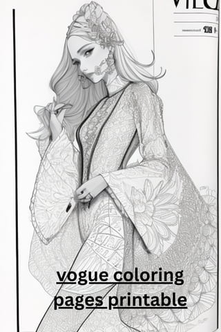 vogue coloring
pages printable
 