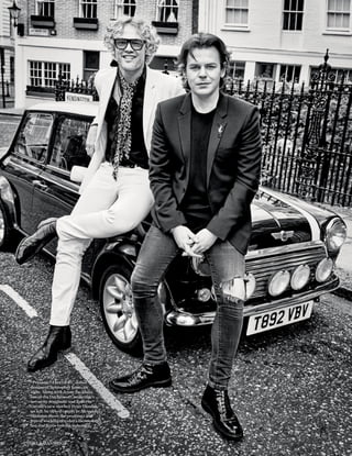 “Pressure? I ﬁre off it!” stated
designer Christopher Kane, on
right. Along with Jenny Packham,
one of the Duchess of Cambridge’s
favourite designers, and Roberto
Cavalli’s new star boy Peter Dundas,
on left, he talked openly to Alexandra
Shulman about the pressures and
joys of working in today’s increasingly
fast and ﬁerce fashion industry
PAMELA HANSON
 