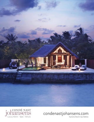 Taj Exotica Resort & Spa, Maldives
condenastjohansens.com
 