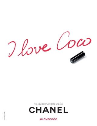 THE NEW COMPLETE CARE LIPSHINE
CHANEL.COM
 