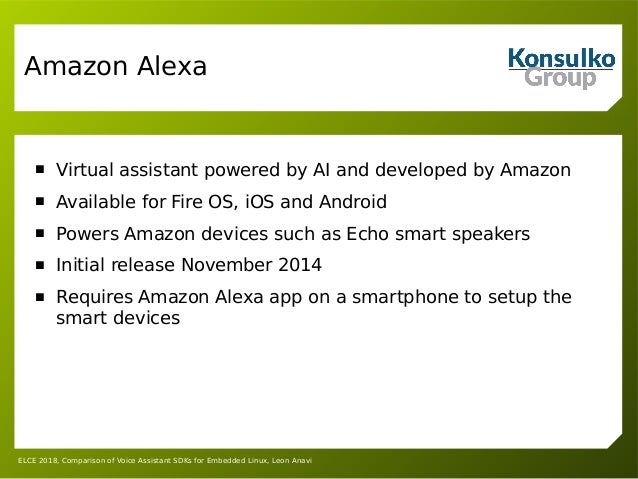 Comparison of Voice Assistant SDKs for Embedded Linux Devices