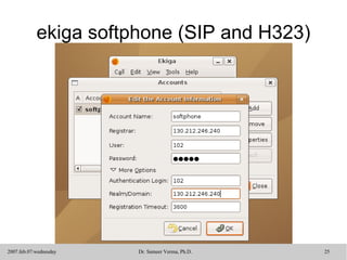 ekiga softphone (SIP and H323) 