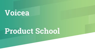 Voicea
Product School
 