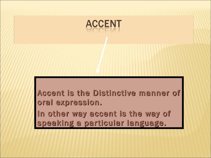 Voice & accent 1