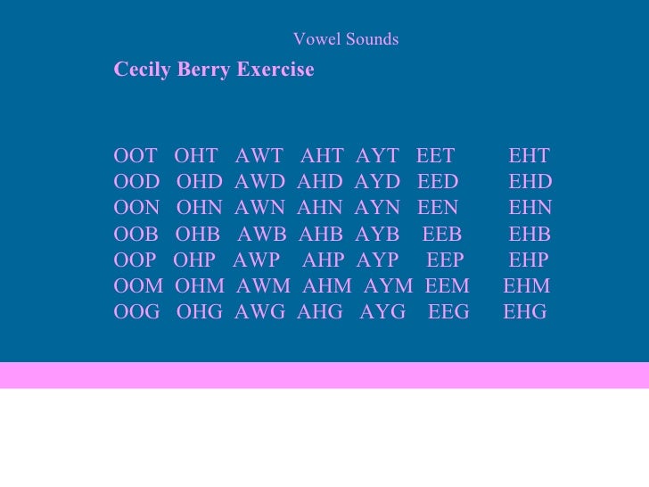 CICELY BERRY JAW EXERCISE DOWNLOAD