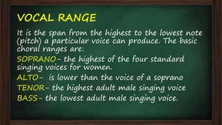 Voice and intonation | PPTX