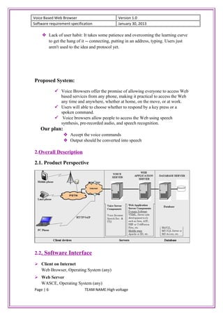 Voice based web browser | DOC