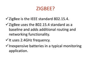 Voice communication using zigbee | PPTX