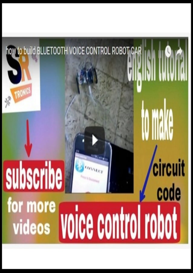 Voice control arduino robot | PDF