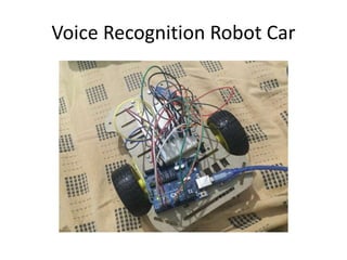 Voice controlled robot ppt | PPTX