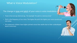 Voice modulation skills for teachers | PPT