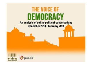 Voice Of Democracy - Dec. 2013 to Feb. 2014