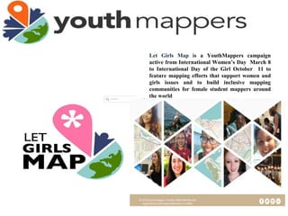 In Asia we have only 8 Chapters
• YouthMappers DhakaCollege
• OpenstreetMap Dhaka University
• YouthMappers at AUW
• OpenS...