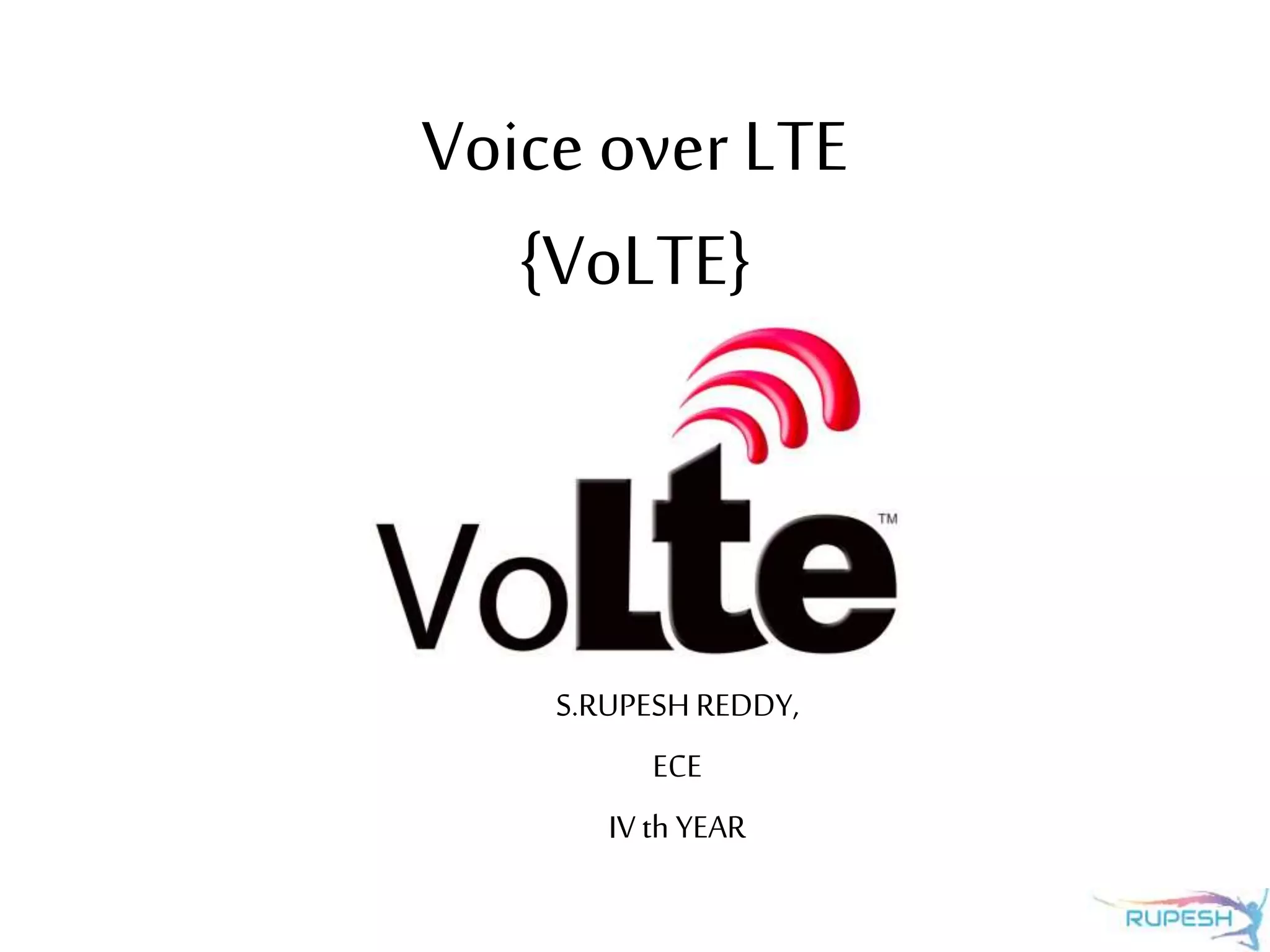 Voice over lte ppt