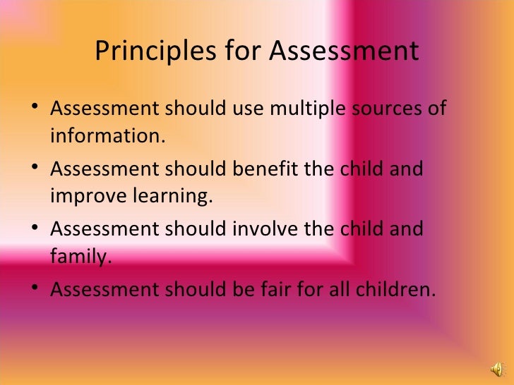 What Parents need to know about the purpose of assessment