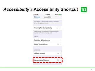 12
Accessibility » Accessibility Shortcut
 