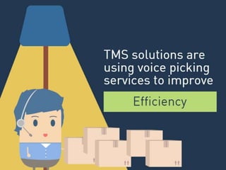 TMS SOLUTIONS ARE USING VOICE PICKING SERVICES TO IMPROVE EFFICIENCY
