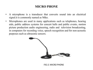 Voice recognition based home automation system for paralyzed people | PPTX