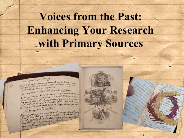 voices from the past
