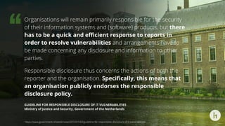 Voices of Vulnerability Disclosure Policy | PDF