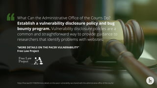 Voices of Vulnerability Disclosure Policy | PDF