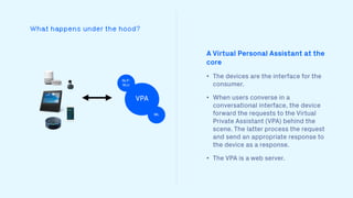 VPA - zoom on two features
Natural Language
Two powerful features of the VPA are
Natural Language Processing (NLP) and
Nat...