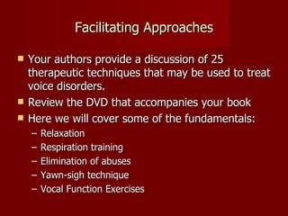 Voice Therapy | PPT