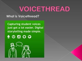 VOICETHREAD What is Voicethread? 