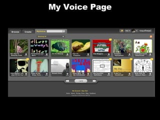 My Voice Page 